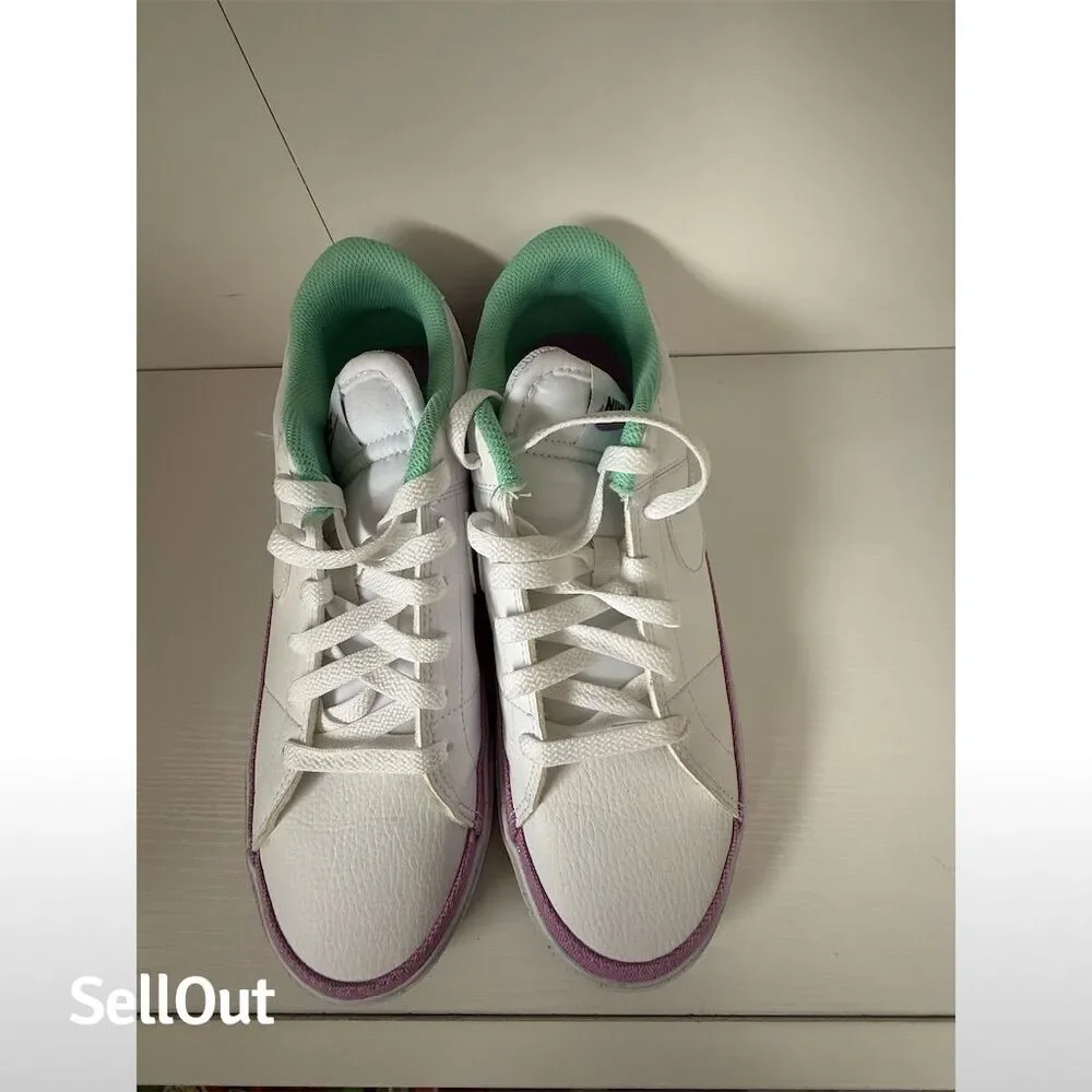 Nike Court Legacy Next Nature Women's Sneakers White/Fuchsia Sz 9.5